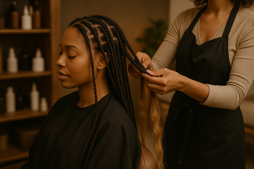 AFRICAN BRAIDS MEDIUM HAIR